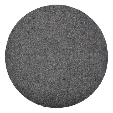 Viita round rug, black | Finnish Design Shop