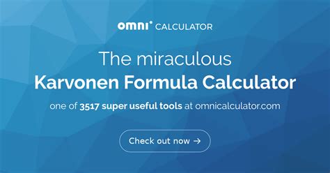 Karvonen Formula Calculator