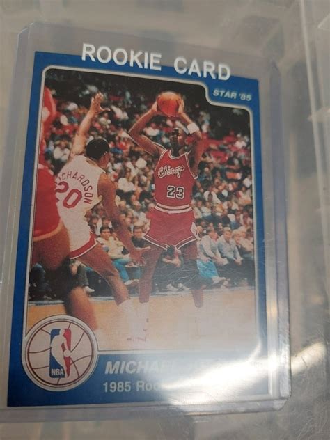 Michael Jordan Rookie of the Year Card - Etsy