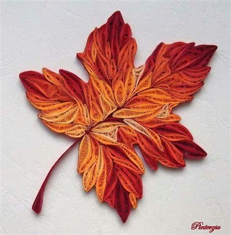 Maple leaf | Quilling designs, Quilling patterns, Quilling work