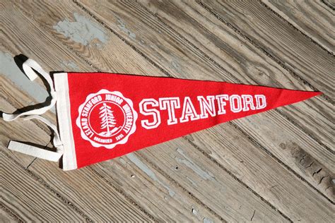 Vintage 15x5.5 Stanford University Pennant Flag | Etsy | Pennant flag, Pennant, Stanford university