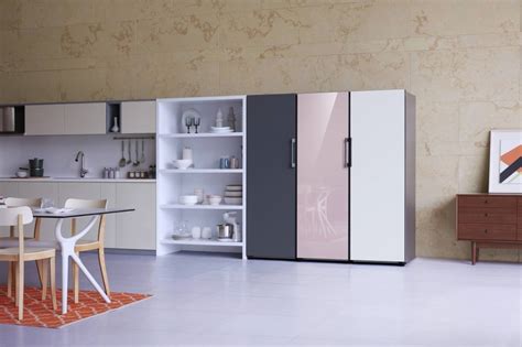 Samsung launches BESPOKE which is a customisable home refrigerator.