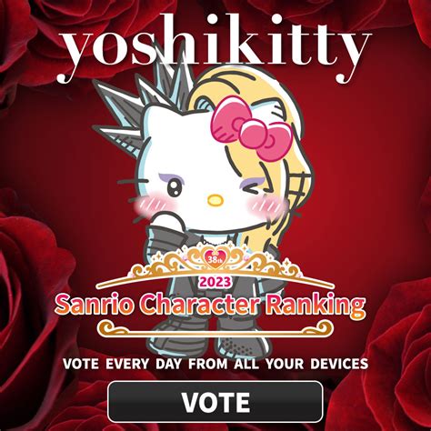 YOSHIKITTY SANRIO RANKING 2023