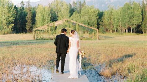 A Romantic Ranch Wedding in Montana | Ranch wedding, Montana wedding ...