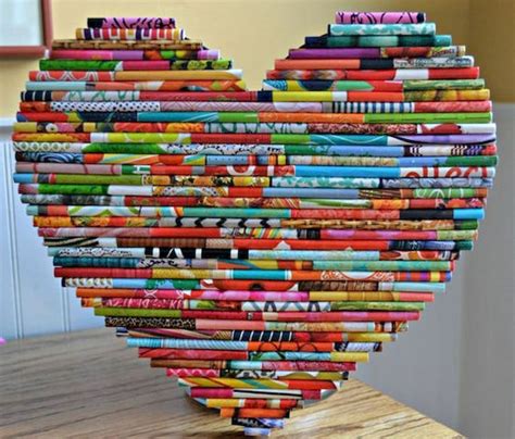 70 Amazing DIY Recycled and Upcycling Projects Ideas - Ideaboz | Recycled magazine crafts, Paper ...