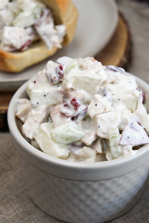 Turkey Cranberry Apple Salad (Leftover Turkey Recipe)