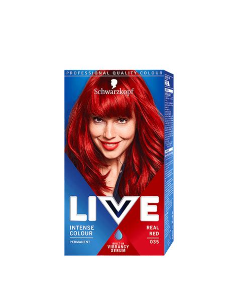 Schwarzkopf LIVE Intense Colour, Long Lasting Permanent Red Hair Dye ...