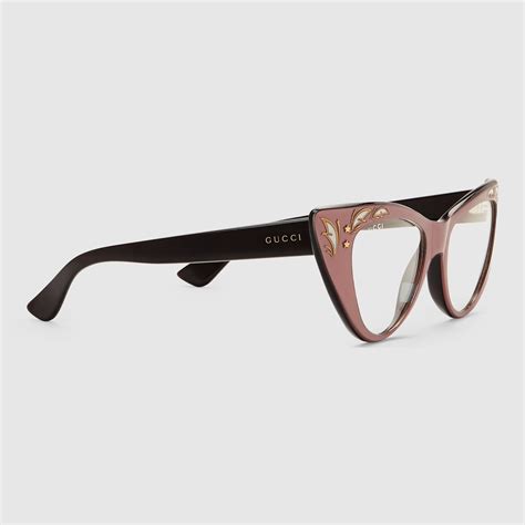 Oversize cat eye glasses - Gucci Women's Cat Eye 418823J07405561