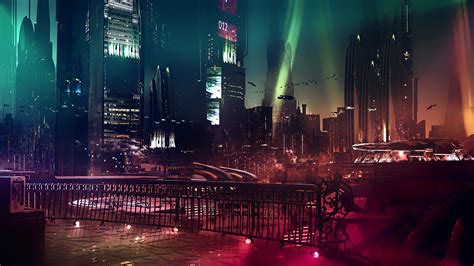 Cyberpunk Cityscape Concept Art