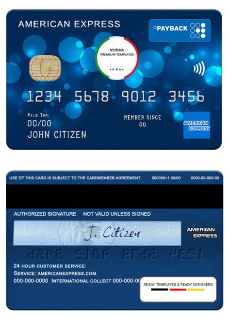 USA Regions bank AMEX payback card template in PSD format, fully editable – Webchinh.to