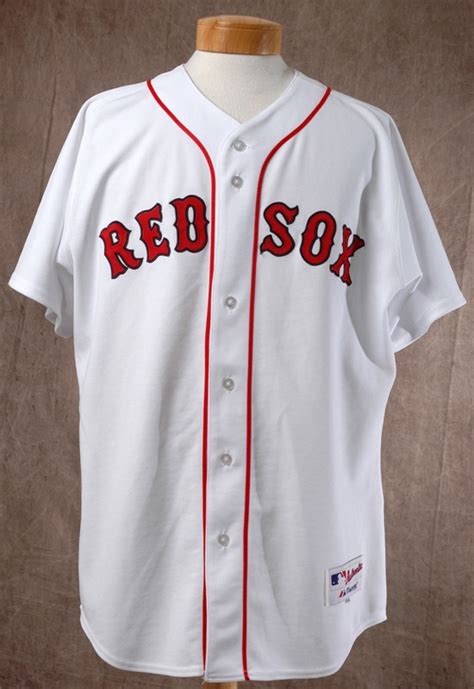 2005 Bill Mueller Game Worn Red Sox Home Jersey