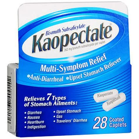 Kaopectate Coated Caplets - 28 ea. - Walmart.com - Walmart.com