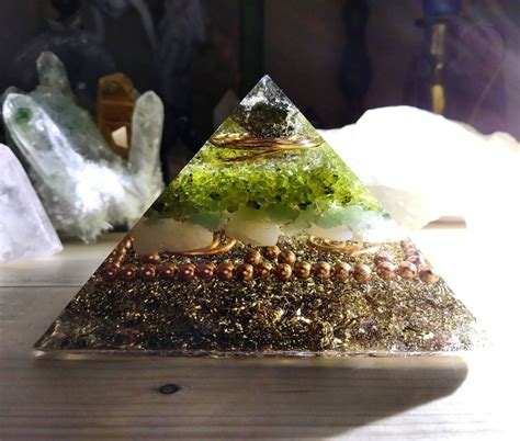 Orgone Energy Pyramid Lucky Orgone Good Fortune Orgone - Etsy