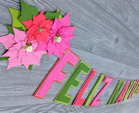 Feliz Navidad Bright Christmas Banner - Etsy