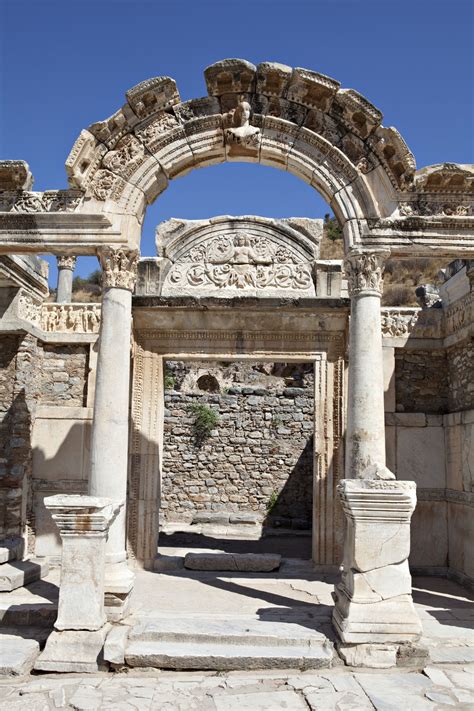 Hadrian's Temple, Ephesus | Ancient roman architecture, Ephesus, Temple