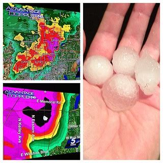 Hail in Oklahoma City | Read my related story on: sounds.spe… | Flickr