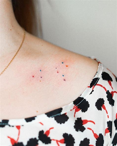 Delicate Constellation Tattoos Based on Your Zodiac Sign