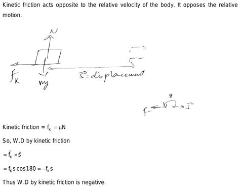 work done by kinetic friction?