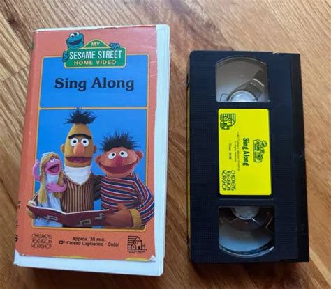 SESAME STREET - Sing Along (VHS, 1987) £8.16 - PicClick UK