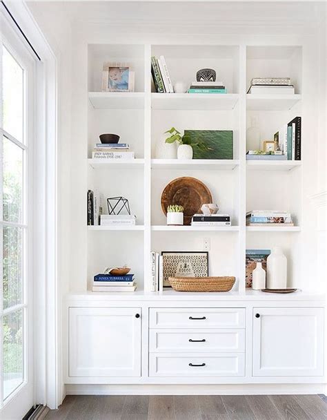 Pin on Decor | Living room shelves, Built in shelves living room, Home ...