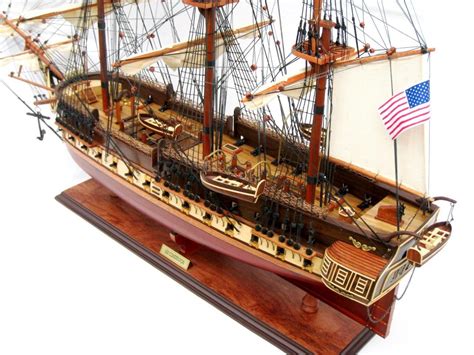 USS Constitution Wooden Model Ship - Premier Ship Models (Head Office)