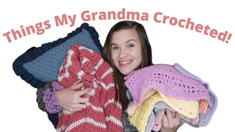 Things My Grandma Crocheted | Crochet Projects, Books, and Hooks That I Have From My Grandma ...