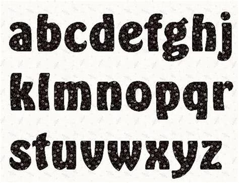 Alphabet Hobbit Font 6 inch Template by Linleys Designs - Craftsy | Lettering alphabet ...