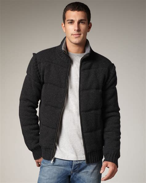 Lyst - Ugg Wool/cashmere Puffer Jacket in Gray for Men