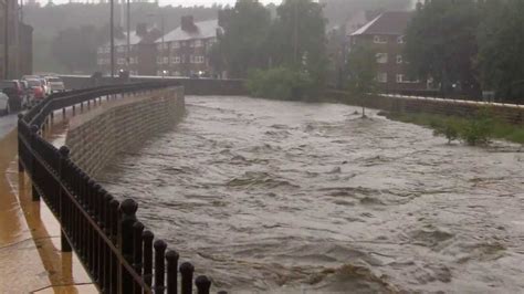 Flooding in Todmorden - Rochdale canal, River Calder & Halifax road. 22.06.2012 - YouTube