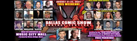 GUESTS (June 26th) | Dallas Comic Show