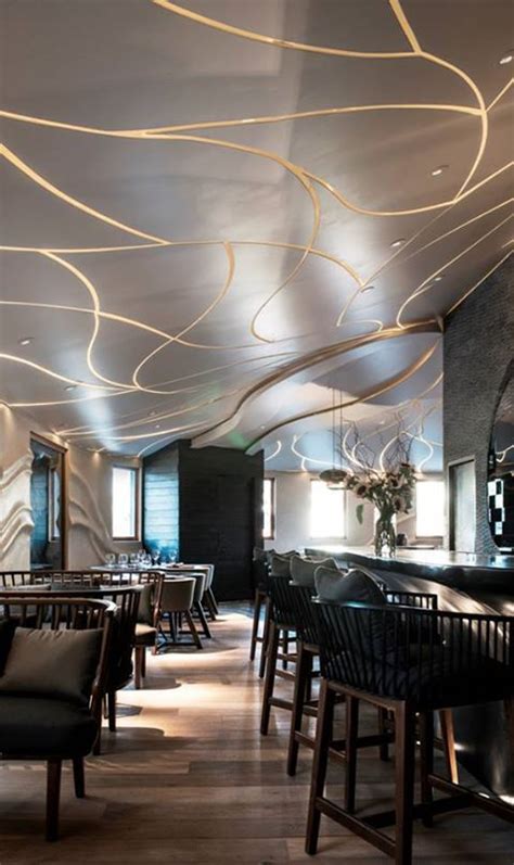 Great restaurants | False ceiling design, Ceiling design, Restaurant interior design