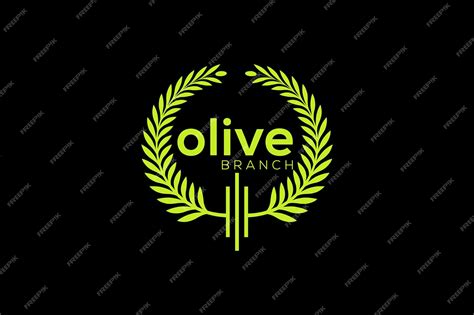 Premium Vector | Minimal and professional olive branch logo design ...