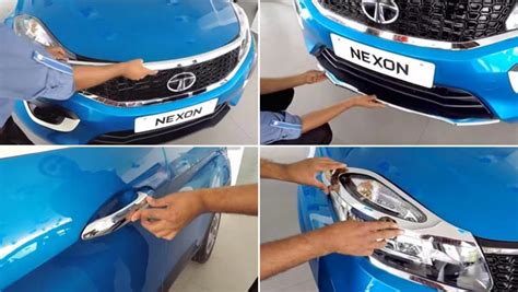 Tata Nexon Accessories List: Sunroof, Chrome, Leather Seats, Car Covers, Mood Lighting & More ...