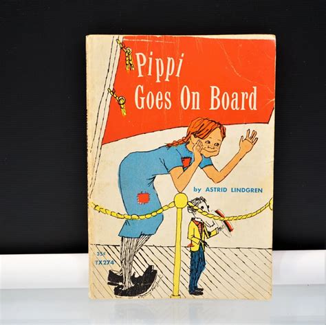 Pippi Goes on Board by Astrid Lindgren Illustrated by Nancy - Etsy ...