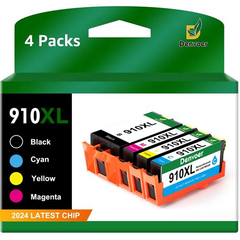 910XL Ink Cartridges Replacement for HP 910XL Ink Cartridges Combo Pack with HP OfficeJet Pro ...