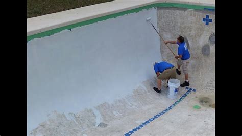 Roll-On Cement Pool Plaster by Sider-Crete, Inc. - YouTube