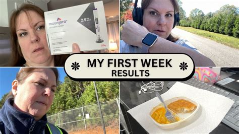 MOUNJARO VLOG | 2.5mg | MY FIRST WEEK RESULTS! - YouTube