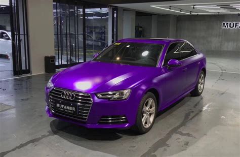 Purple Matte Metallic Wrap | Vinyl Film Car Wrap | Full Vehicle ...