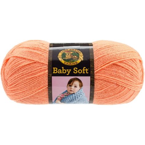 Lion Brand Baby Soft Yarn-Apricot - Walmart.com - Walmart.com