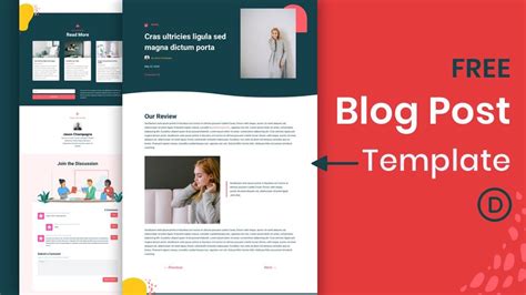 Download a FREE Blog Post Template for Divi's Book Club Layout Pack