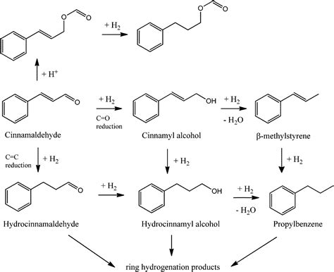 Mechanistic insights into the hydroconversion of cinnamaldehyde using mechanochemically ...