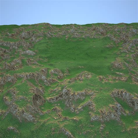 3d terrain model