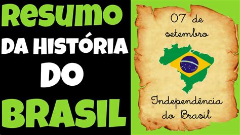 Resumo da história da Independência do Brasil para Educação ( Aula para semana da Pátria ) - YouTube