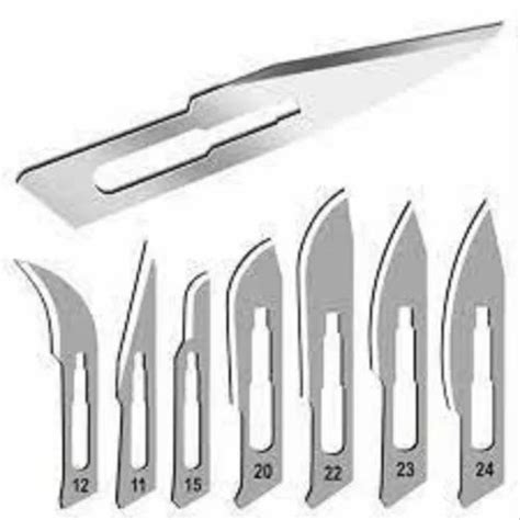 Carbon Steel Straight Blade Surgeon Blades 11,12,15, For Hospoital use at Rs 2.65/piece in ...