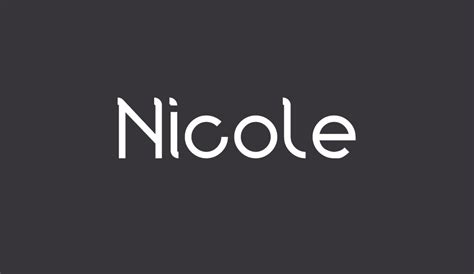 Nicole free font