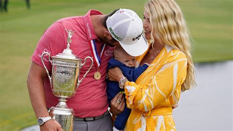 Jon Rahm celebrates US Open victory with wife, newborn son | Fox News