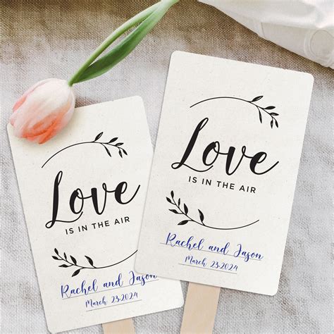 Personalized Wedding Fan - Free Printable from PrintWorks