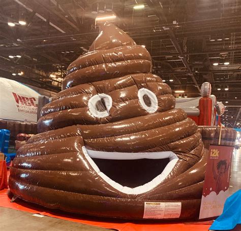 Big Stink Poop Emoji Inflatable / Go Viral And Stand Out Inflatable Rentals
