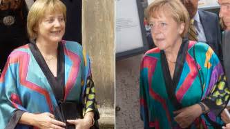 German chancellor Angela Merkel repeats outfit for 18 years and counting