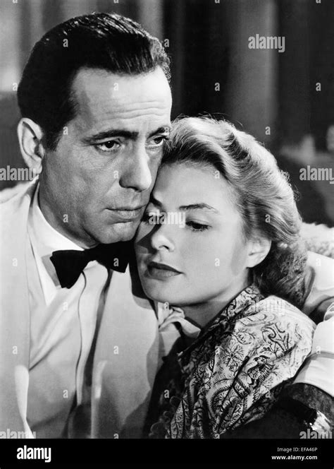 HUMPHREY BOGART, INGRID BERGMAN, CASABLANCA, 1942 Stock Photo - Alamy